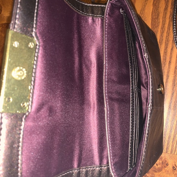 Coach Bronze Metallic Crossbody Purse - Picture 2 of 2